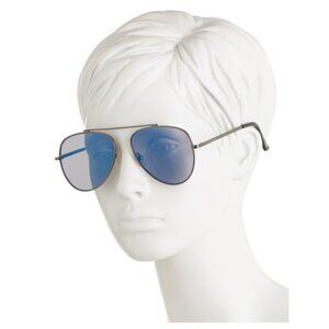 NWT Lucky Brand Capitola Aviator Sunglasses Blue